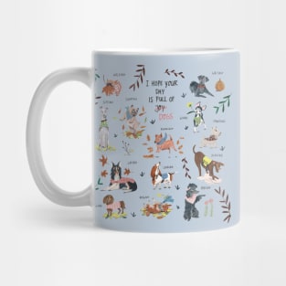 Dog lover person cute dogs breed pattern Mug